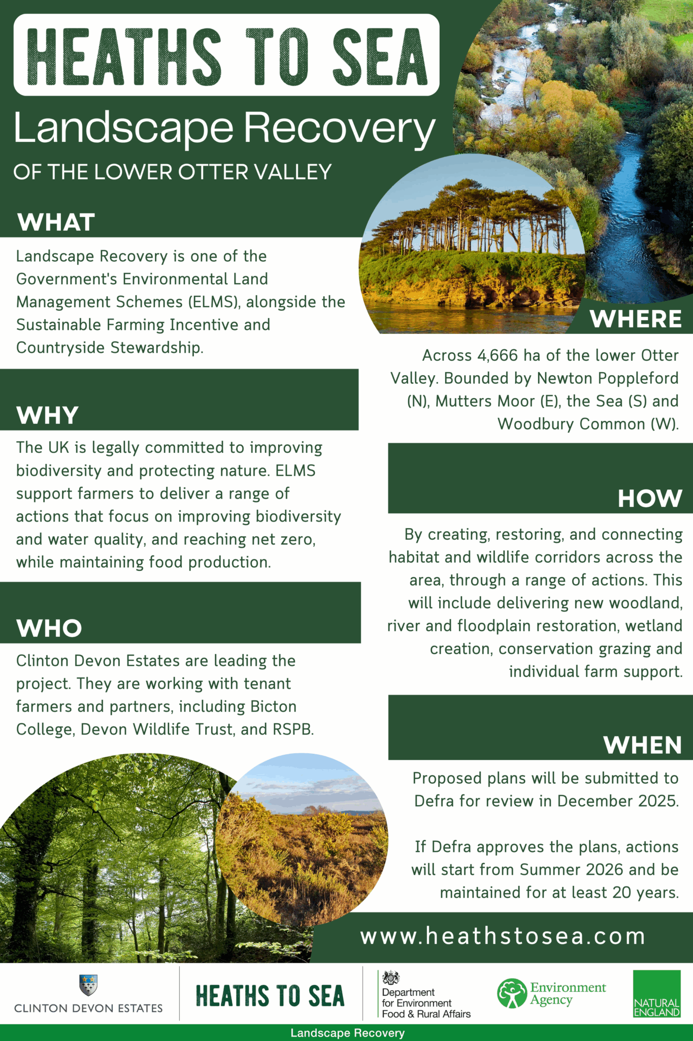 What, why, where, how and who of the Heaths to Sea Landscape Recovery Project