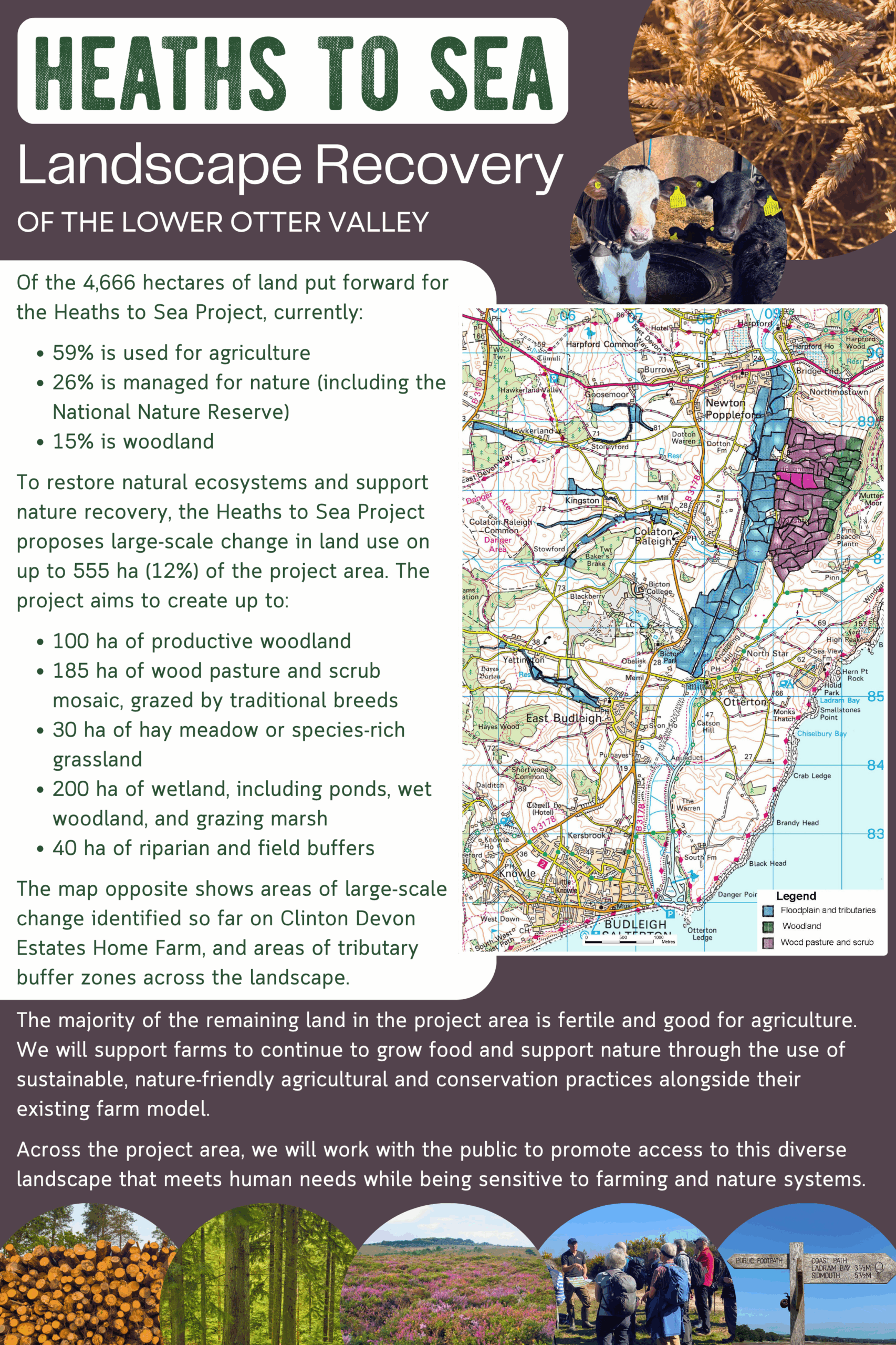 Draft proposed deliverables for the Heaths to Sea Landscape Recovery Project