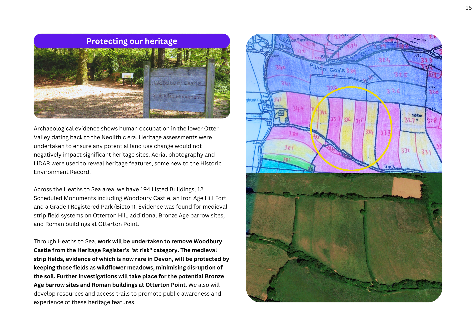 Land management plan - Protecting our heritage