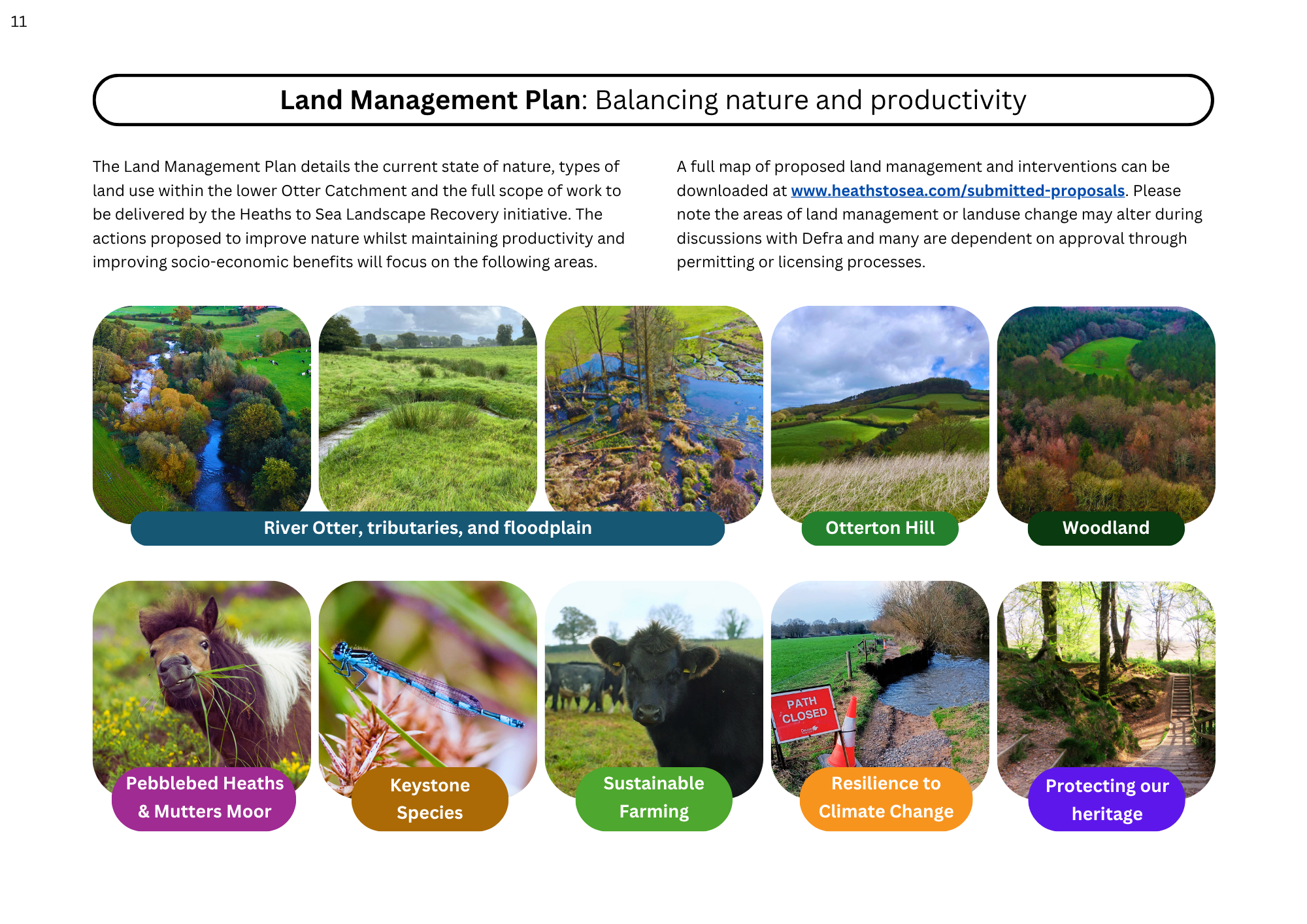 Land Management Plan: Enhancing nature and productivity